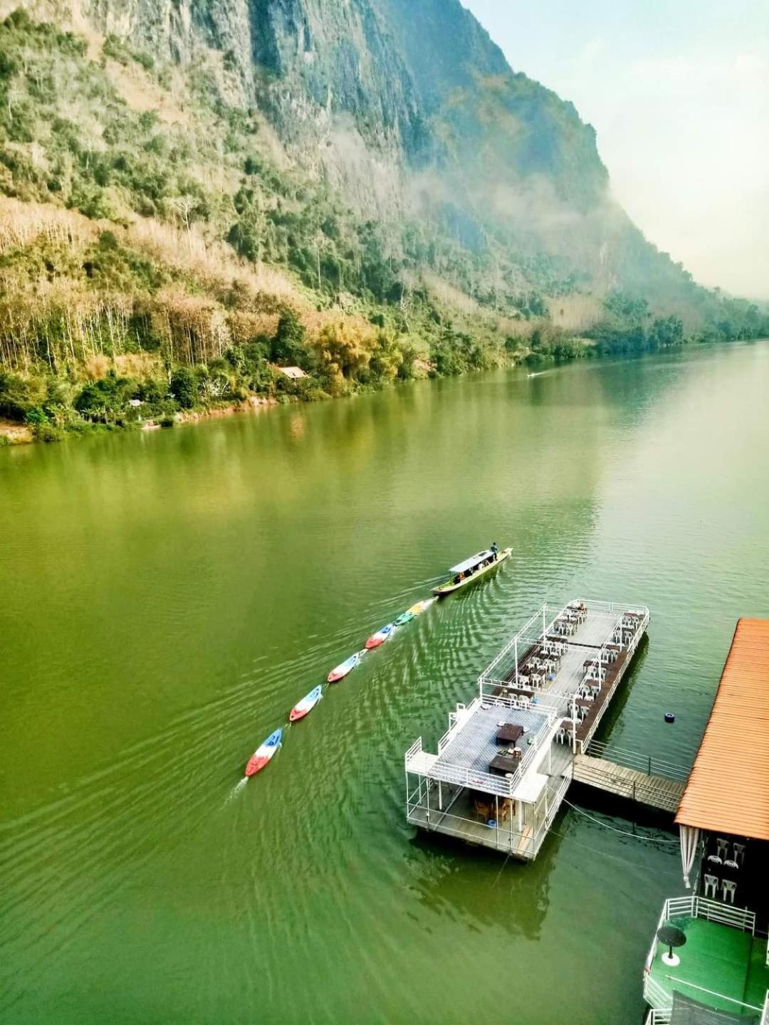 Cam U View Bungalow Hotel Nong Khiaw Exterior photo